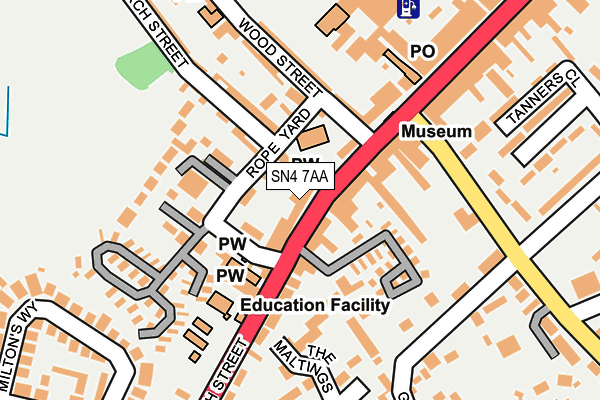 Map of HOUSE OF SPICE (SWINDON) LTD at local scale