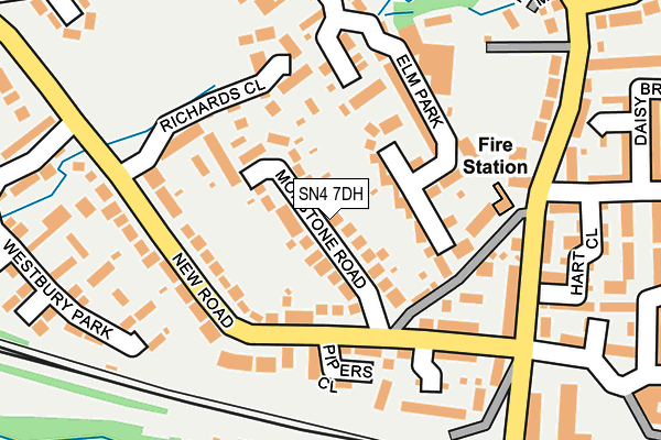 SN4 7DH map - OS OpenMap – Local (Ordnance Survey)