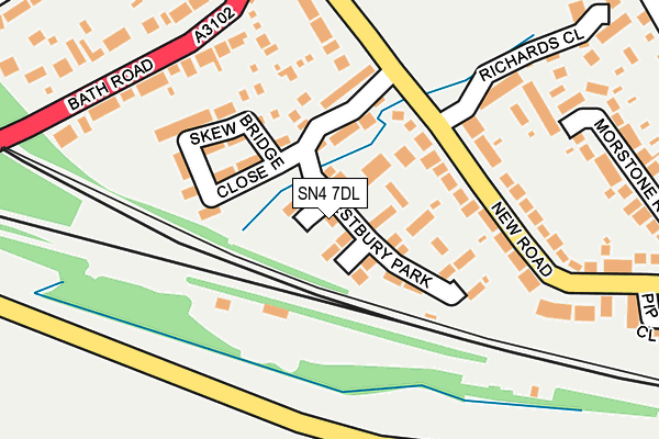 SN4 7DL map - OS OpenMap – Local (Ordnance Survey)