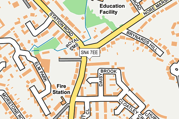 SN4 7EE map - OS OpenMap – Local (Ordnance Survey)