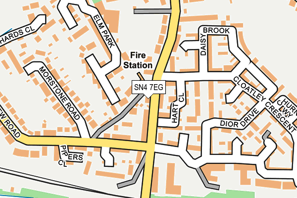 SN4 7EG map - OS OpenMap – Local (Ordnance Survey)