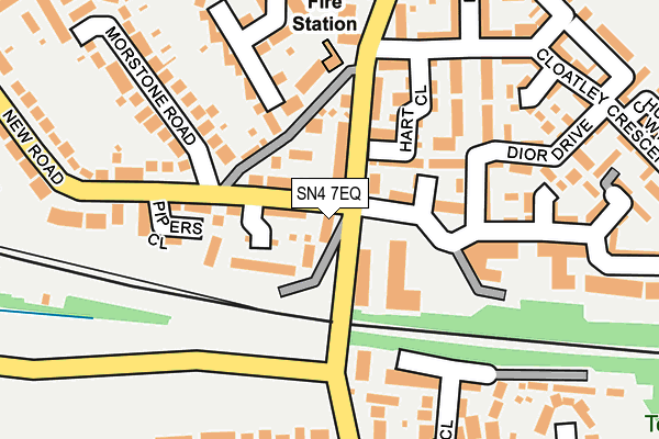 SN4 7EQ map - OS OpenMap – Local (Ordnance Survey)