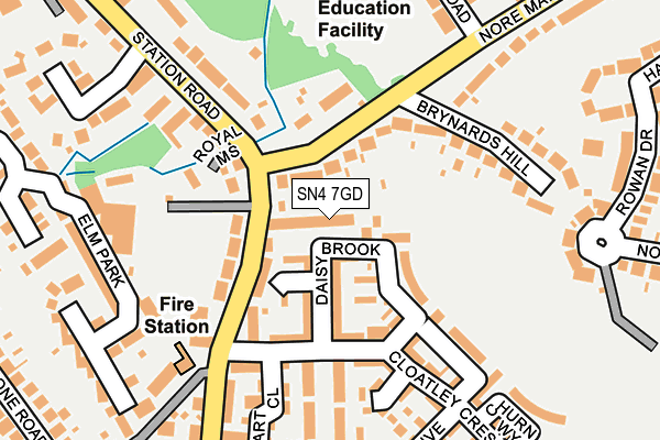 SN4 7GD map - OS OpenMap – Local (Ordnance Survey)