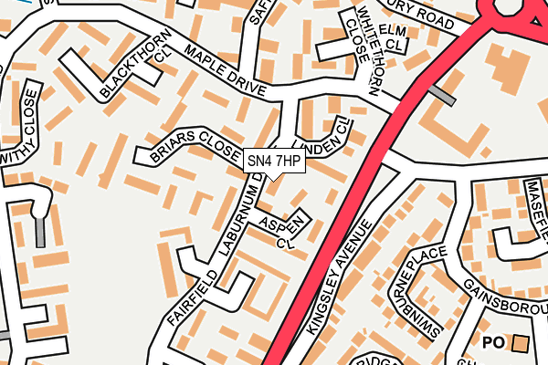 SN4 7HP map - OS OpenMap – Local (Ordnance Survey)