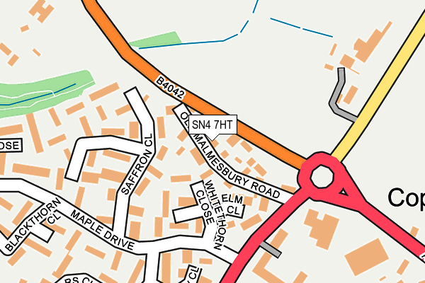 SN4 7HT map - OS OpenMap – Local (Ordnance Survey)