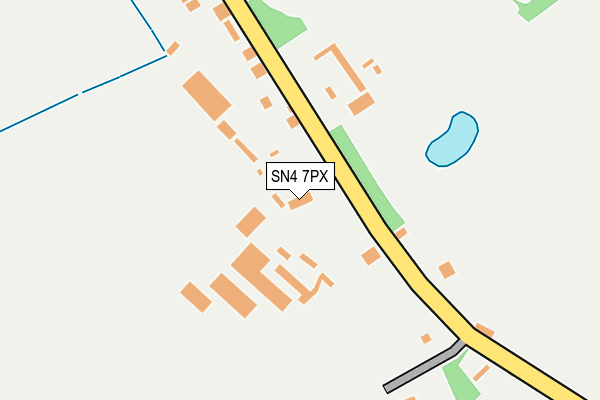 SN4 7PX map - OS OpenMap – Local (Ordnance Survey)