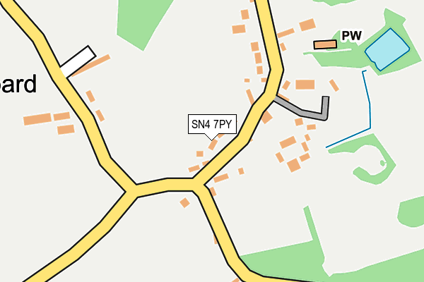 SN4 7PY map - OS OpenMap – Local (Ordnance Survey)