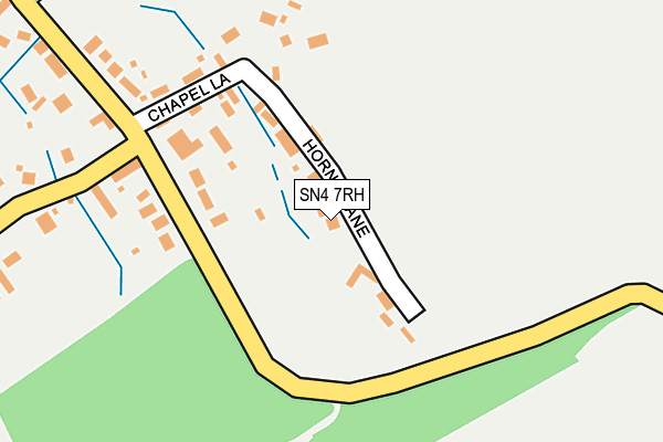SN4 7RH map - OS OpenMap – Local (Ordnance Survey)