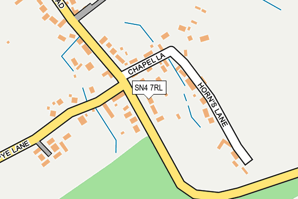 SN4 7RL map - OS OpenMap – Local (Ordnance Survey)