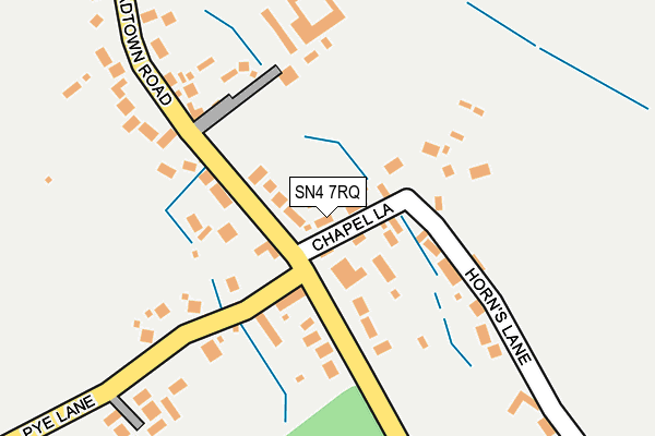 SN4 7RQ map - OS OpenMap – Local (Ordnance Survey)