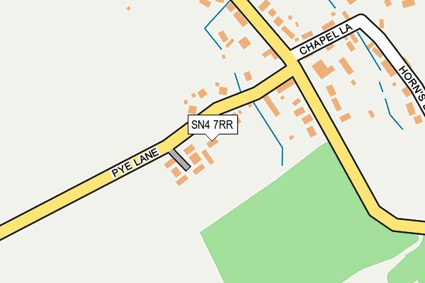 SN4 7RR map - OS OpenMap – Local (Ordnance Survey)