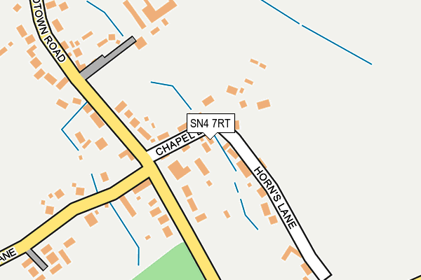SN4 7RT map - OS OpenMap – Local (Ordnance Survey)