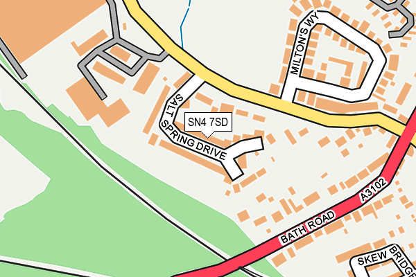SN4 7SD map - OS OpenMap – Local (Ordnance Survey)