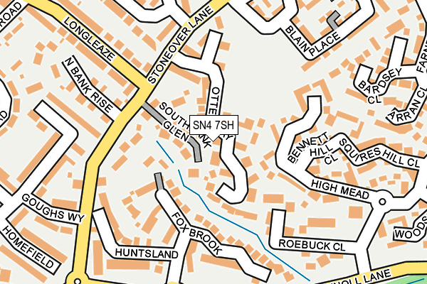 SN4 7SH map - OS OpenMap – Local (Ordnance Survey)