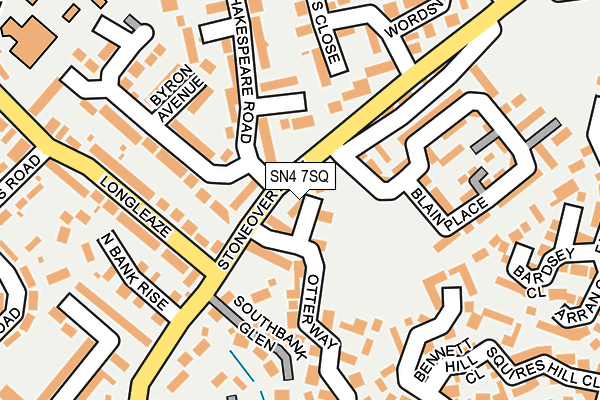 SN4 7SQ map - OS OpenMap – Local (Ordnance Survey)