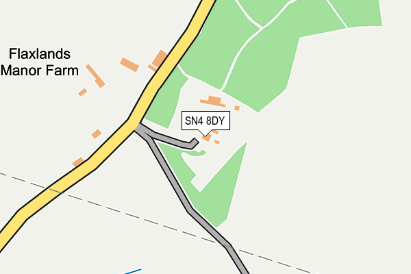 SN4 8DY map - OS OpenMap – Local (Ordnance Survey)