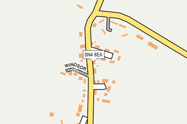 SN4 8EA map - OS OpenMap – Local (Ordnance Survey)