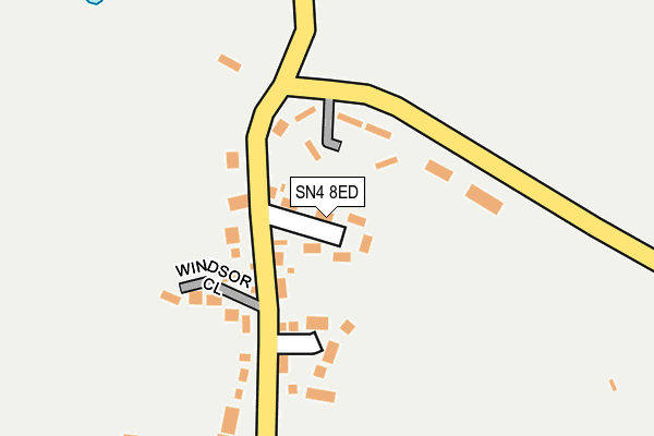 SN4 8ED map - OS OpenMap – Local (Ordnance Survey)