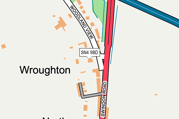 SN4 9BD map - OS OpenMap – Local (Ordnance Survey)