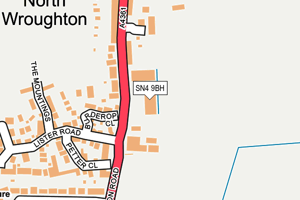 SN4 9BH map - OS OpenMap – Local (Ordnance Survey)