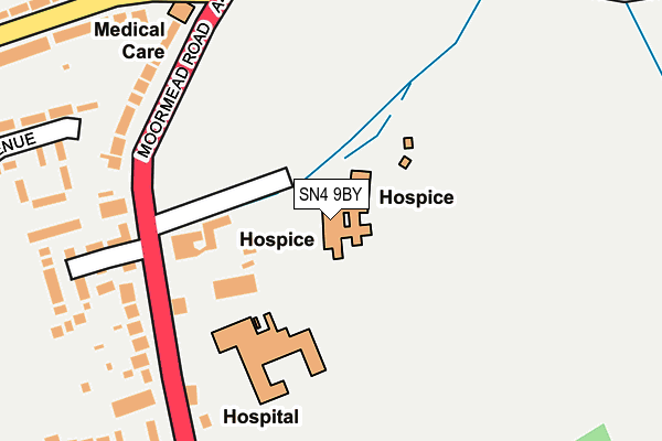 Map of PROSPECT HOSPICE TRADING LIMITED at local scale