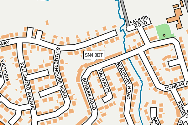 SN4 9DT map - OS OpenMap – Local (Ordnance Survey)