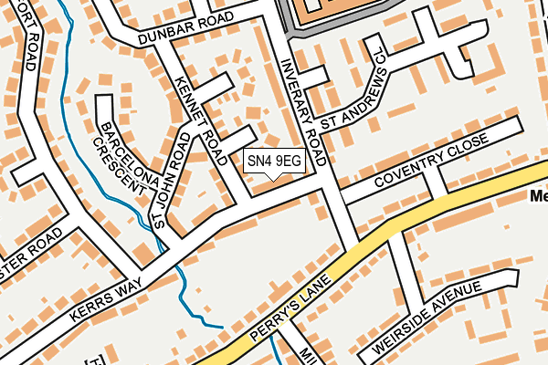 SN4 9EG map - OS OpenMap – Local (Ordnance Survey)
