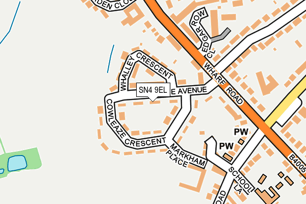 SN4 9EL map - OS OpenMap – Local (Ordnance Survey)
