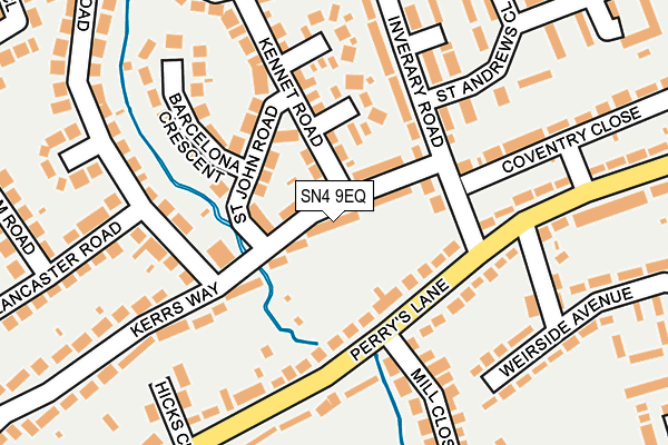 SN4 9EQ map - OS OpenMap – Local (Ordnance Survey)