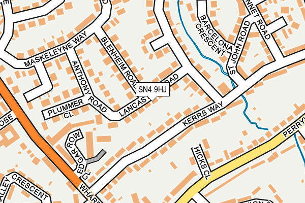 SN4 9HJ map - OS OpenMap – Local (Ordnance Survey)