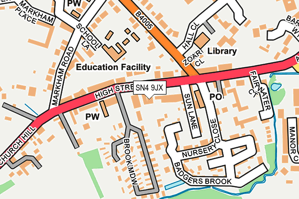 Map of N&E BUILDINGS LIMITED at local scale