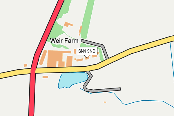 SN4 9ND map - OS OpenMap – Local (Ordnance Survey)