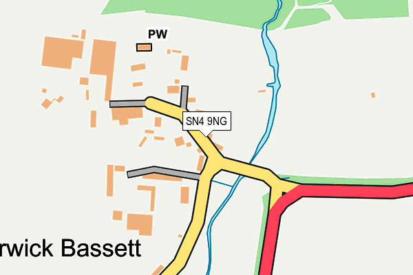 SN4 9NG map - OS OpenMap – Local (Ordnance Survey)