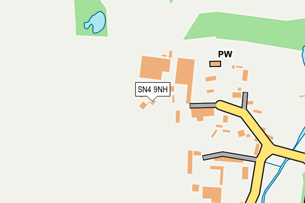 SN4 9NH map - OS OpenMap – Local (Ordnance Survey)