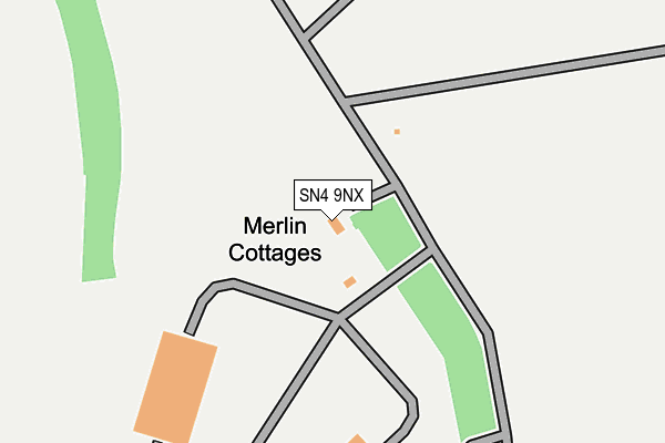 SN4 9NX map - OS OpenMap – Local (Ordnance Survey)