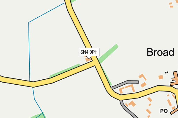 SN4 9PH map - OS OpenMap – Local (Ordnance Survey)