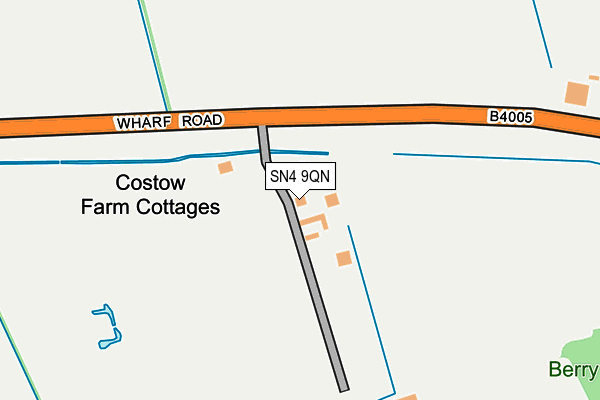 SN4 9QN map - OS OpenMap – Local (Ordnance Survey)