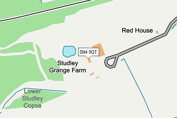 SN4 9QT map - OS OpenMap – Local (Ordnance Survey)