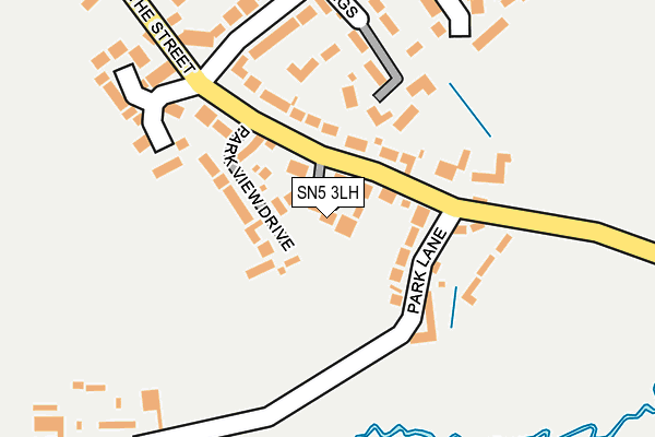 SN5 3LH map - OS OpenMap – Local (Ordnance Survey)