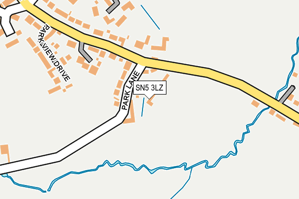 SN5 3LZ map - OS OpenMap – Local (Ordnance Survey)