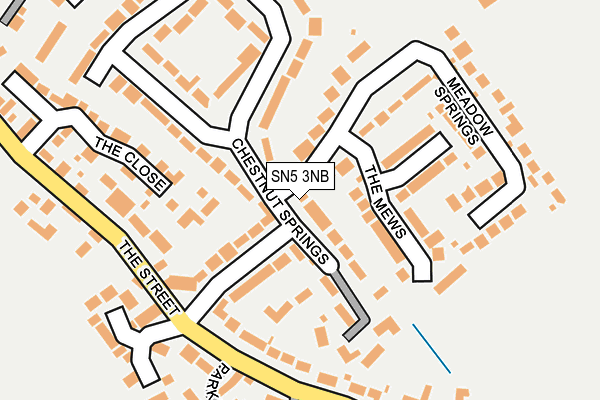 SN5 3NB map - OS OpenMap – Local (Ordnance Survey)
