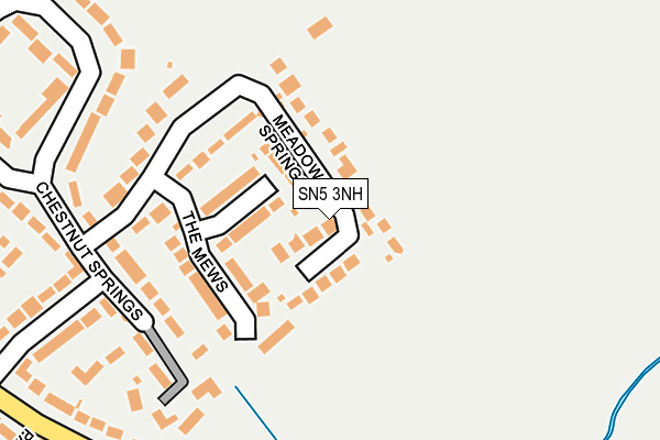 SN5 3NH map - OS OpenMap – Local (Ordnance Survey)