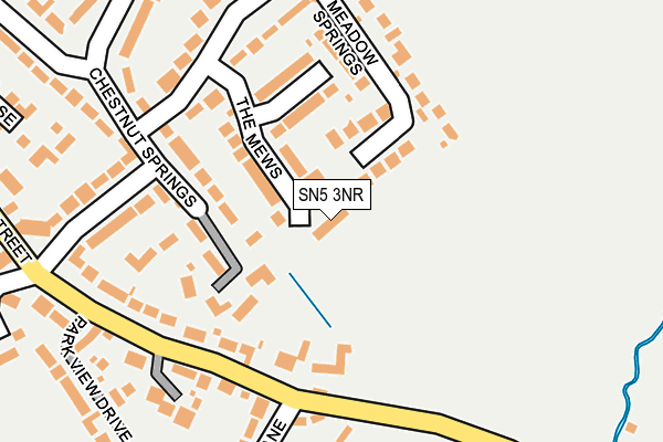 SN5 3NR map - OS OpenMap – Local (Ordnance Survey)