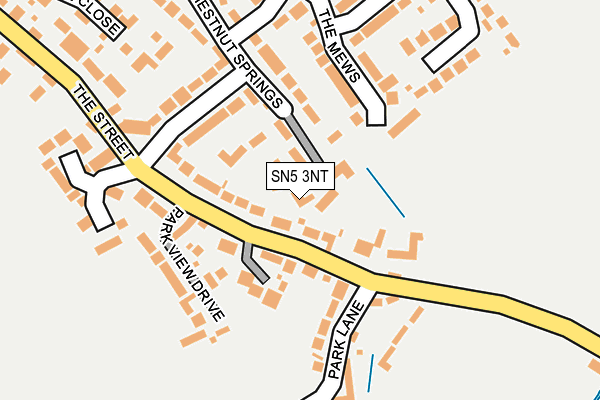SN5 3NT map - OS OpenMap – Local (Ordnance Survey)