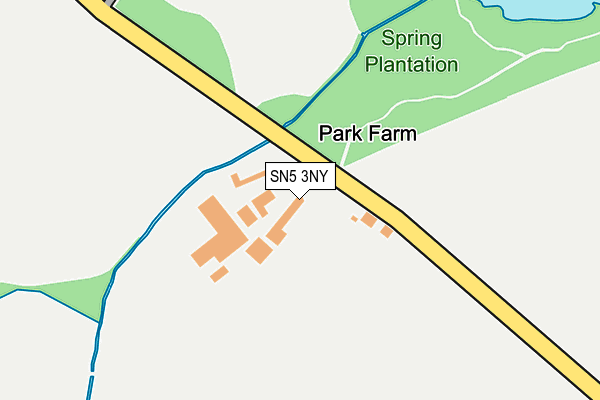 SN5 3NY map - OS OpenMap – Local (Ordnance Survey)