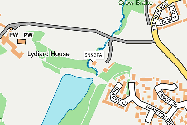 SN5 3PA map - OS OpenMap – Local (Ordnance Survey)