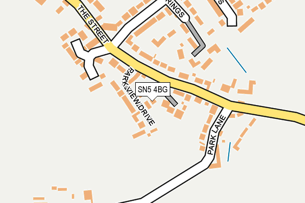 SN5 4BG map - OS OpenMap – Local (Ordnance Survey)