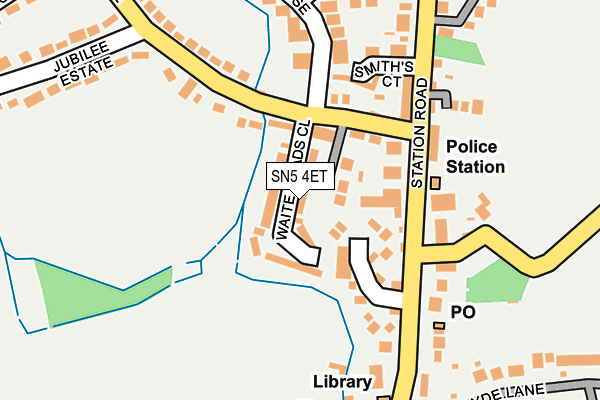 SN5 4ET map - OS OpenMap – Local (Ordnance Survey)