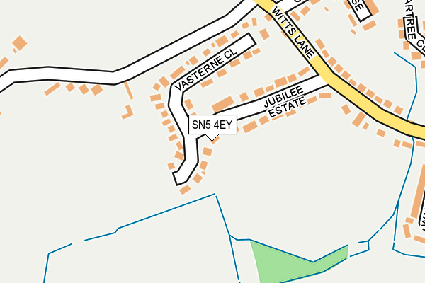 SN5 4EY map - OS OpenMap – Local (Ordnance Survey)