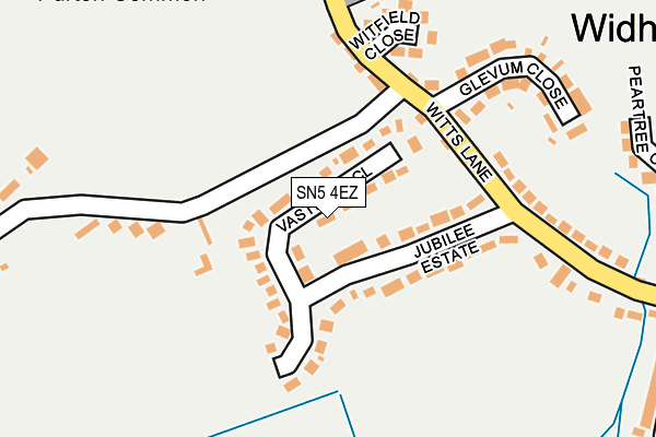 SN5 4EZ map - OS OpenMap – Local (Ordnance Survey)